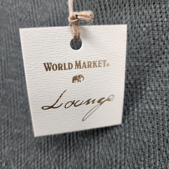 NWT World Market Thermal Pullover Free Size Kimono Sleeve Turtleneck Cotton Nubb - Picture 14 of 16